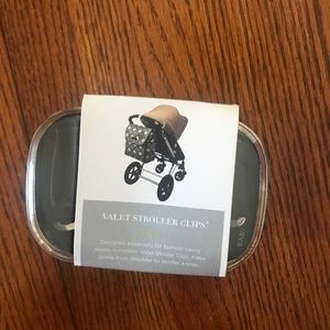 Valet stroller clips (Petunia pickle)